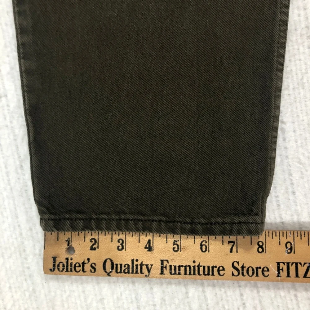 Levi's 550 Relaxed Fit Jeans Mens‎ W38 L30 Olive Green Denim Pants